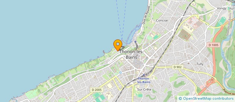 localisation de l'entreprise CHEZ JULES à THONON-LES-BAINS