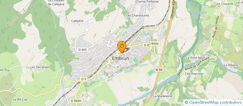 localisation de l'entreprise CHEZ JULES & LOUIS  EMBRUN