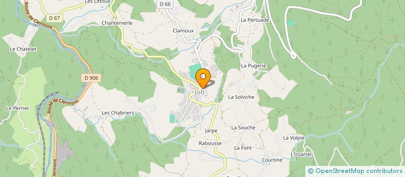 localisation de l'entreprise CHEZ JULIE  JOB