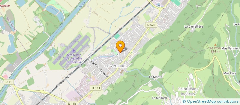 localisation de l'entreprise CHEZ JULIE  LE VERSOUD