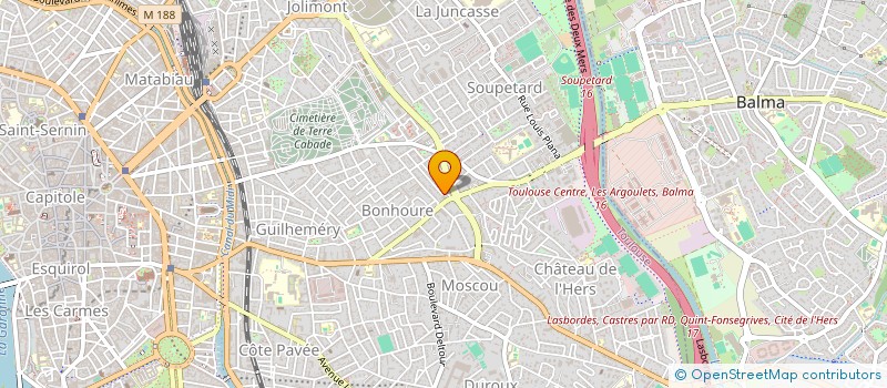 localisation de l'entreprise CHEZ JULIE à TOULOUSE