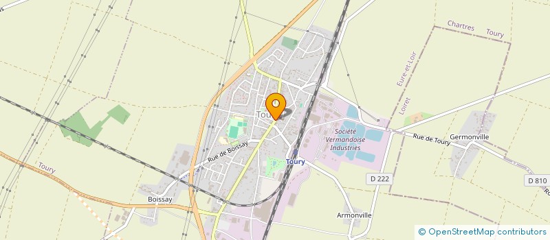 localisation de l'entreprise CHEZ JULIEN à TOURY