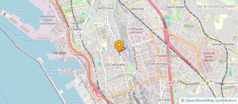 localisation de l'entreprise CHEZ KACIMOU à MARSEILLE