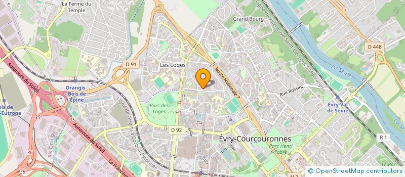 localisation de l'entreprise CHEZ KATIA à EVRY-COURCOURONNES