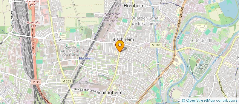 localisation de l'entreprise CHEZ KEFO  BISCHHEIM