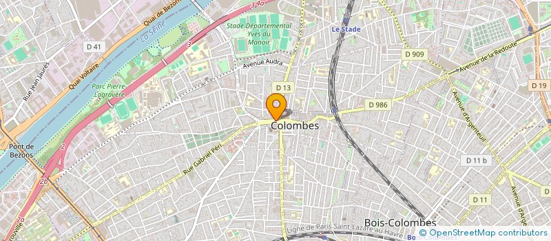localisation de l'entreprise CHEZ KELLY ET KEVIN à COLOMBES