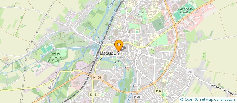 localisation de l'entreprise CHEZ KEV à ISSOUDUN