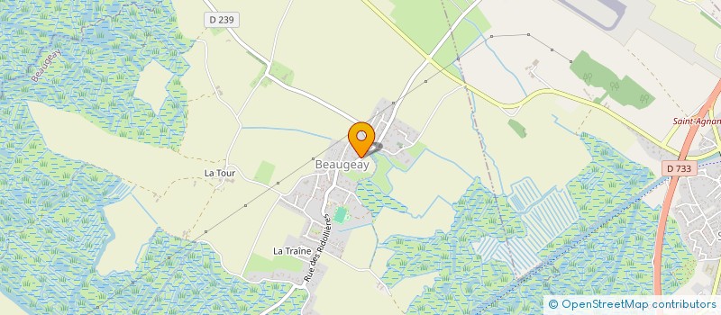 localisation de l'entreprise CHEZ KIM  BEAUGEAY