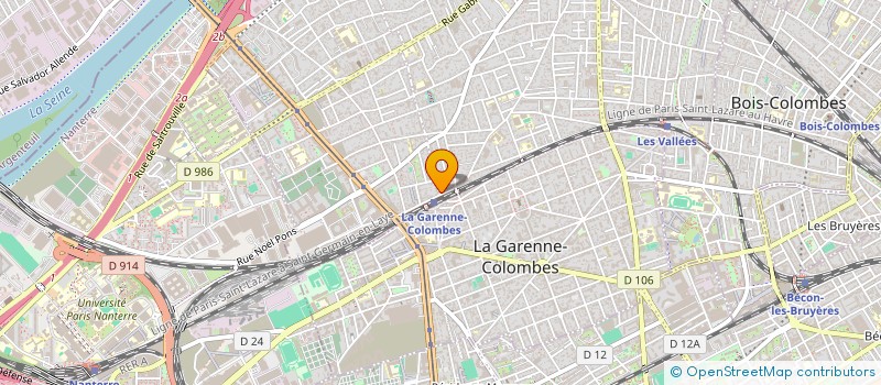 localisation de l'entreprise CHEZ KIMI  COLOMBES