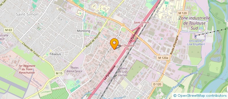 localisation de l'entreprise CHEZ KIN'S à TOULOUSE