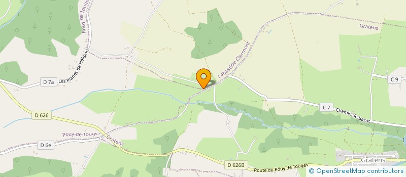 localisation de l'entreprise CHEZ KITOU  POUY-DE-TOUGES