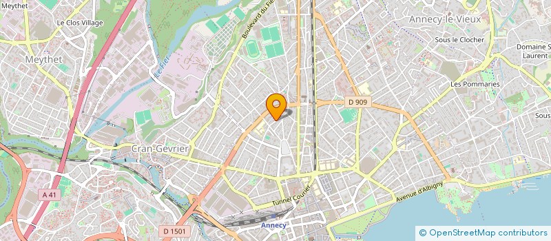 localisation de l'entreprise CHEZ KRIMO à ANNECY