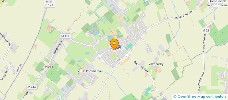 localisation de l'entreprise CHEZ L'AMI CIS à AUBERS