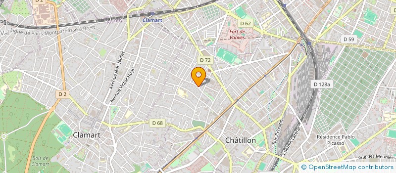 localisation de l'entreprise CHEZ LA FAMILLE à CHATILLON