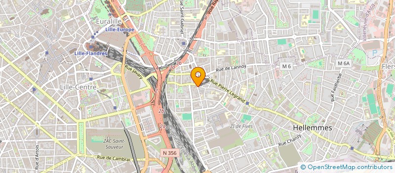 localisation de l'entreprise CHEZ LA FAMILLE à LILLE