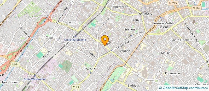localisation de l'entreprise CHEZ LA FRANCE à ROUBAIX