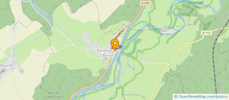 localisation de l'entreprise CHEZ LA MOON  BAINVILLE-AUX-MIROIRS