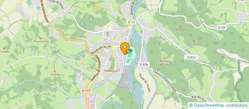 localisation de l'entreprise CHEZ LAETIF'S  MONTSAUNES