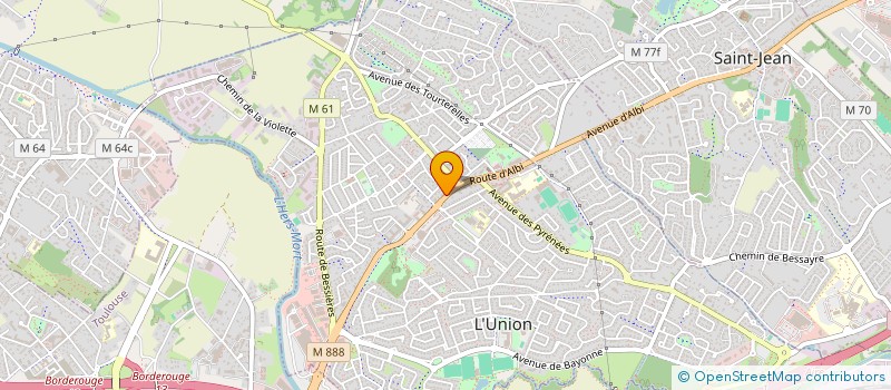 localisation de l'entreprise CHEZ LAURA à L'UNION