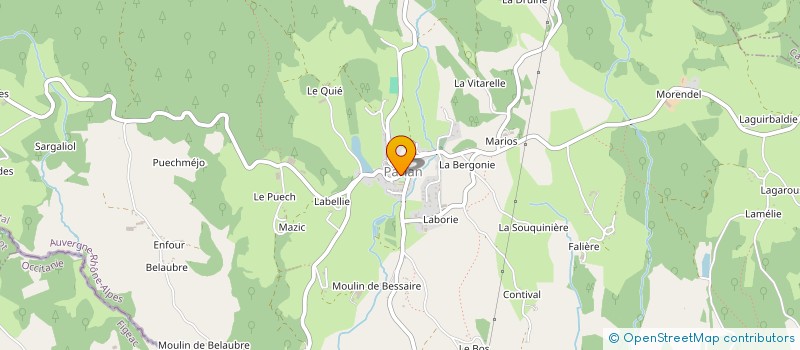 localisation de l'entreprise CHEZ LAURENT LABORIE à PARLAN