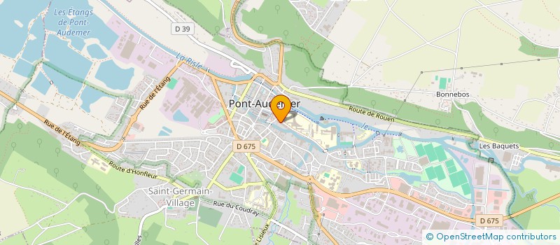 localisation de l'entreprise CHEZ LAURETTE AUTO-ECOLE à PONT-AUDEMER