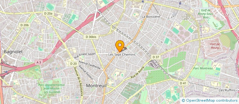 localisation de l'entreprise CHEZ LAZHAR à MONTREUIL