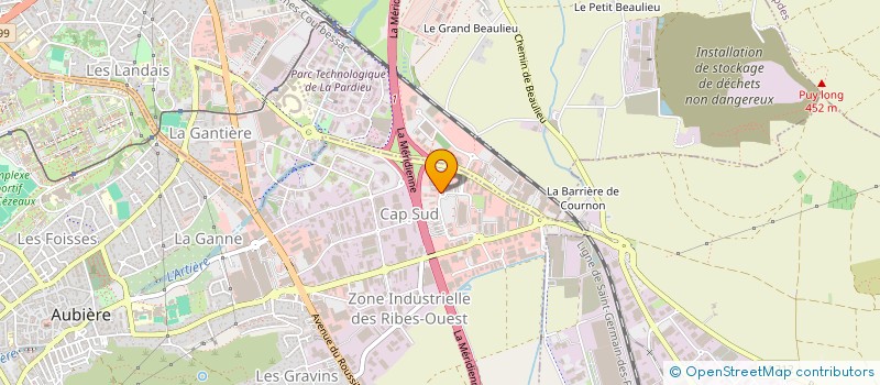 localisation de l'entreprise CHEZ LE BRASSEUR DEVELOPPEMENT  AUBIERE