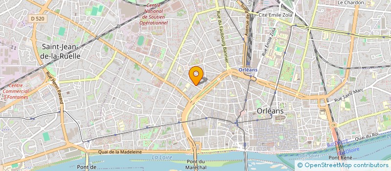 localisation de l'entreprise CHEZ LE COMTE à ORLEANS