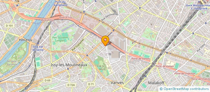 localisation de l'entreprise CHEZ LE DENTISTE à ISSY-LES-MOULINEAUX