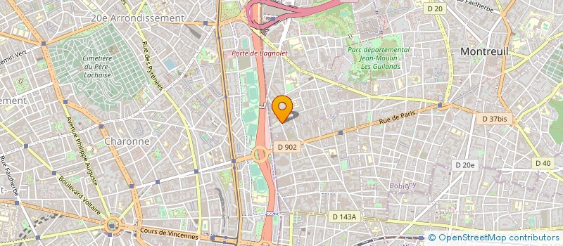 localisation de l'entreprise CHEZ LE LIBANAIS à BAGNOLET