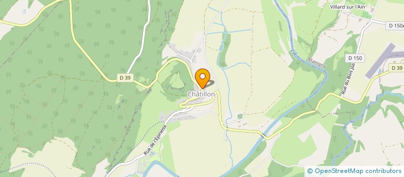 localisation de l'entreprise CHEZ LE NEVEU DE LA REINE  CHATILLON