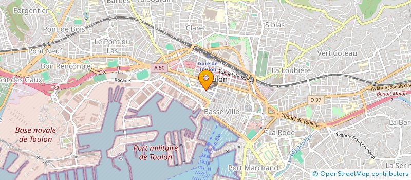 localisation de l'entreprise CHEZ LE PALESTINIEN à TOULON