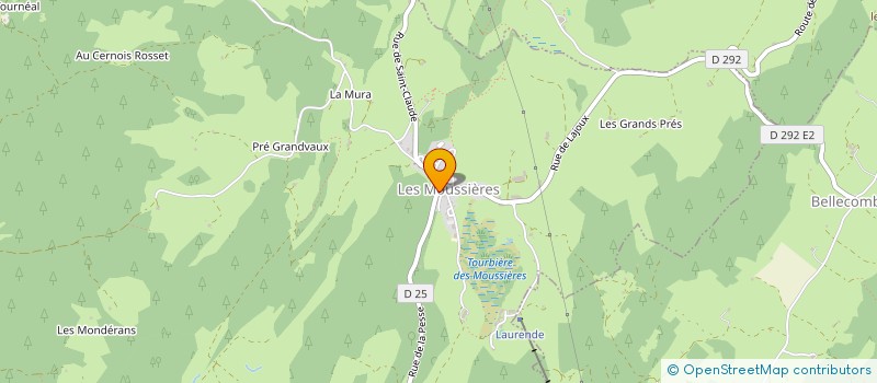 localisation de l'entreprise CHEZ LE PAUL  LES MOUSSIERES