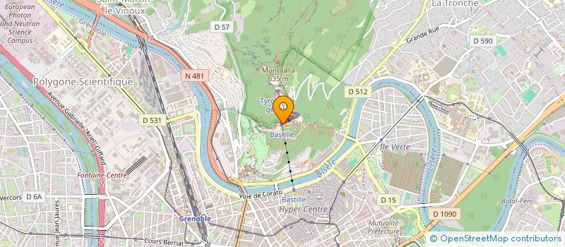 localisation de l'entreprise CHEZ LE PER'GRAS HOLDING à GRENOBLE