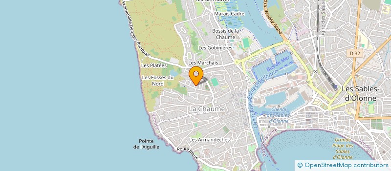 localisation de l'entreprise CHEZ LE SABLAIS à LES SABLES D'OLONNE