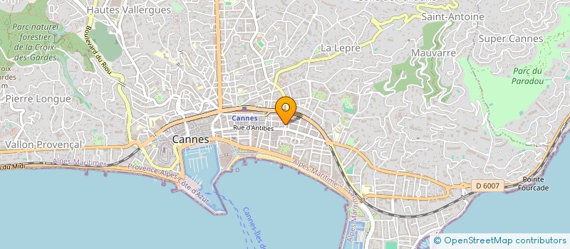 localisation de l'entreprise CHEZ LEA & DAVID à CANNES
