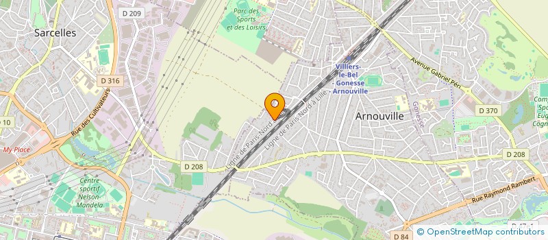 localisation de l'entreprise CHEZ LEO  ARNOUVILLE