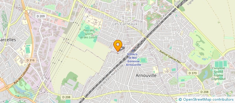 localisation de l'entreprise CHEZ LEON  ARNOUVILLE