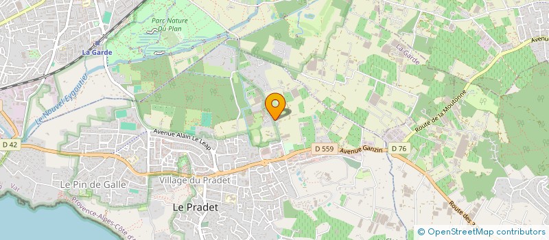 localisation de l'entreprise CHEZ LES AMIS à LE PRADET