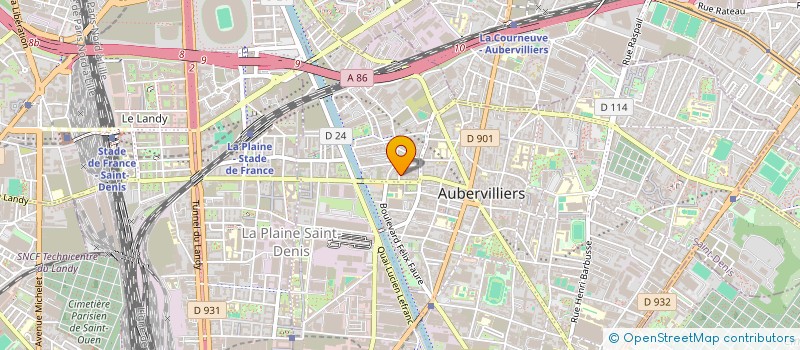 localisation de l'entreprise CHEZ LES BAVIOS à AUBERVILLIERS