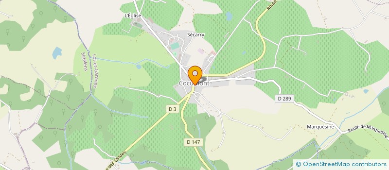 localisation de l'entreprise CHEZ LES BIB'S  COCUMONT