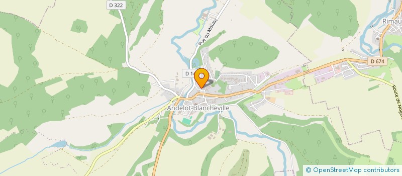 localisation de l'entreprise CHEZ LES DESCH à ANDELOT-BLANCHEVILLE