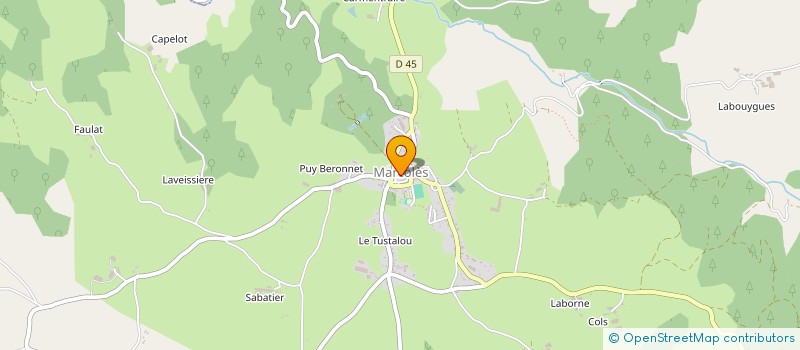 localisation de l'entreprise CHEZ LES FILLES à VITRAC