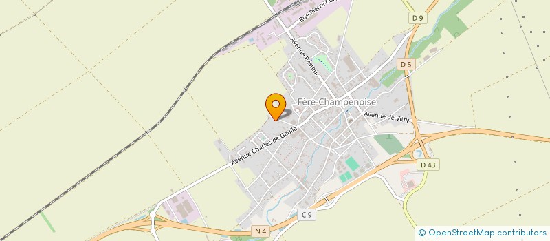 localisation de l'entreprise CHEZ LES FILLES  FERE-CHAMPENOISE