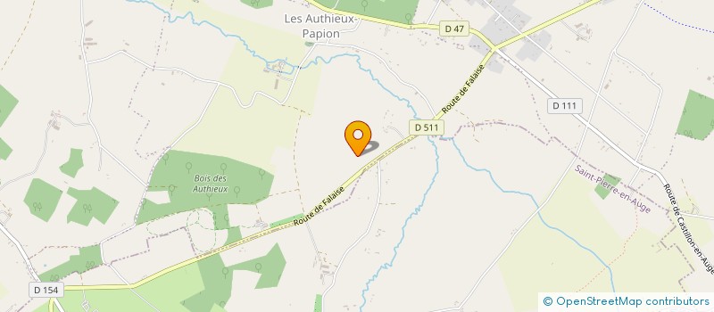 localisation de l'entreprise CHEZ LES FILLES  SAINT-PIERRE-EN-AUGE