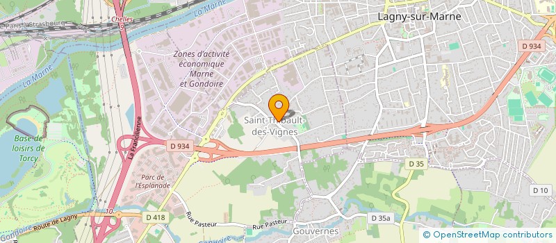 localisation de l'entreprise CHEZ LES FILLES  SAINT-THIBAULT-DES-VIGNES