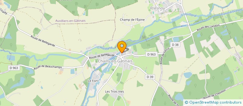 localisation de l'entreprise CHEZ LES FILLES à CHAILLY-EN-GATINAIS