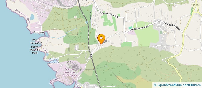 localisation de l'entreprise CHEZ LES FILLES  MARTIGUES