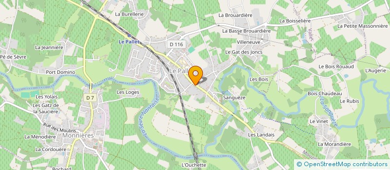 localisation de l'entreprise CHEZ LES FILLES  LE PALLET