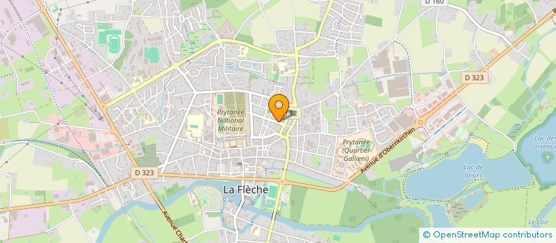 localisation de l'entreprise CHEZ LES FILLES  LA FLECHE